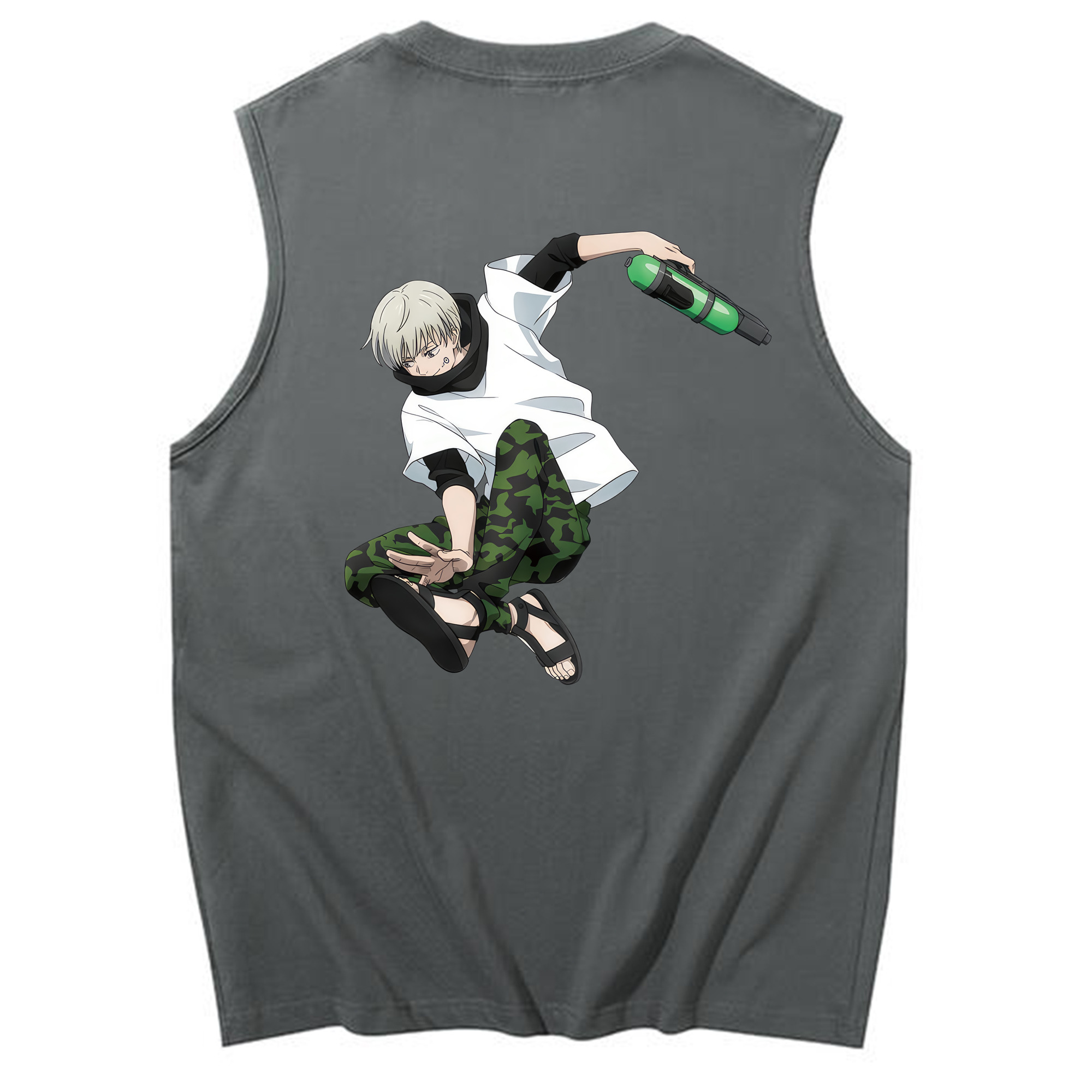 （画像用） 呪術廻戦 Jujutsu Kaisen コットン100％タンクトップ（背面プリント）